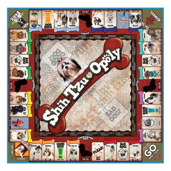 3/$55❤️new sealed🐾🐕Shih Tzu-Opoly🐕🐾Dog-Themed Family Board Game🐾🐕 - Picture 3 of 10